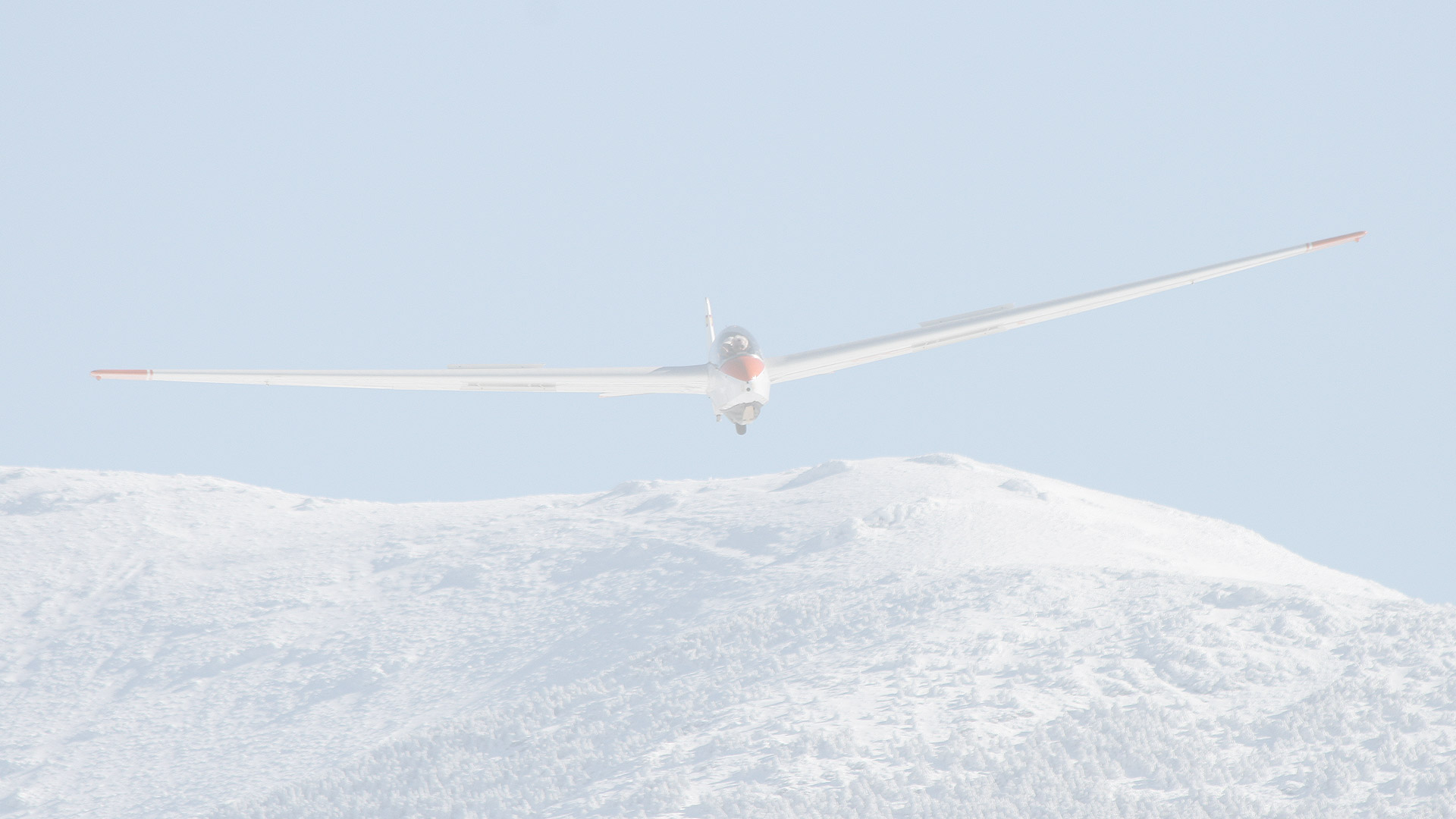 Sierra de Guadarrama desde el aeródromo